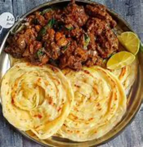 Chicken Roast with Porotta (4 Nos)